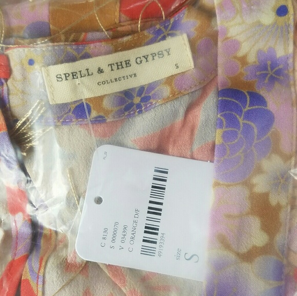 New spell x free people willow tassel mini dress S - Picture 3 of 11